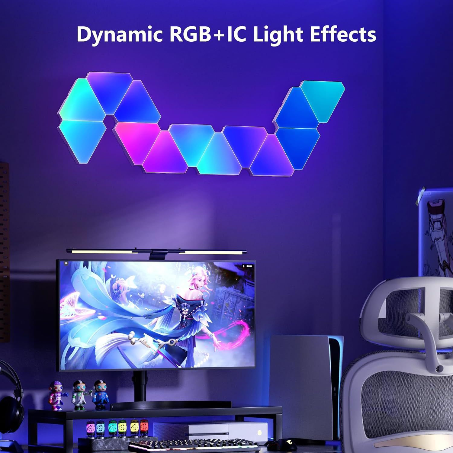 Tuya WiFi RGB Triangle Quantum - đánh giá và giá Smart Garden Light Controller