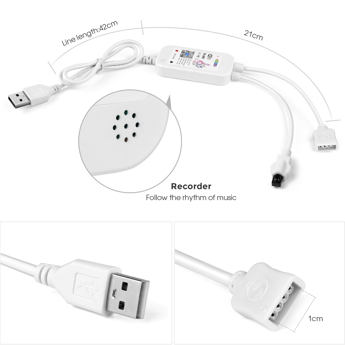 DC5V Tuya APP Wifi LED RGB Con - đánh giá và giá Smart Garden Light Controller