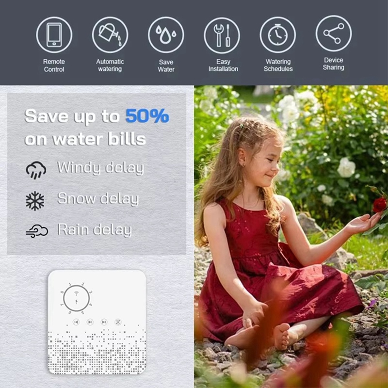 Tuya WiFi Smart Sprinkler Cont - đánh giá và giá Smart Garden Timer