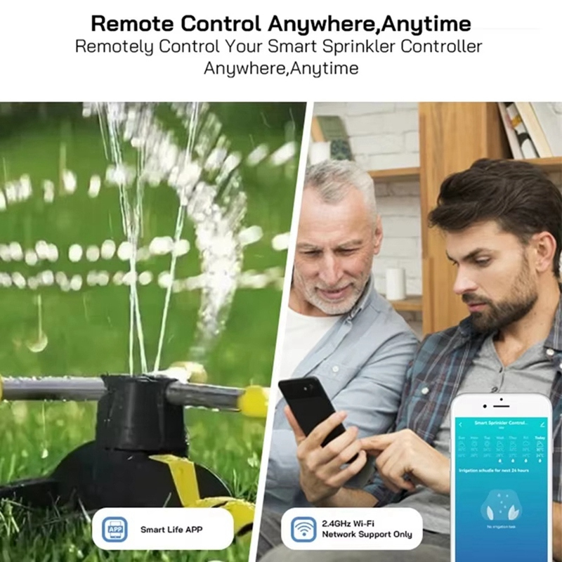 Tuya WiFi Smart Sprinkler Cont - đánh giá và giá Smart Garden Timer
