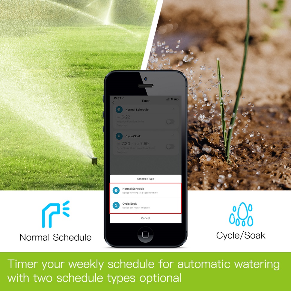 BLuetooth Valve Garden Waterin - đánh giá và giá Smart Garden Sphagnum Moss