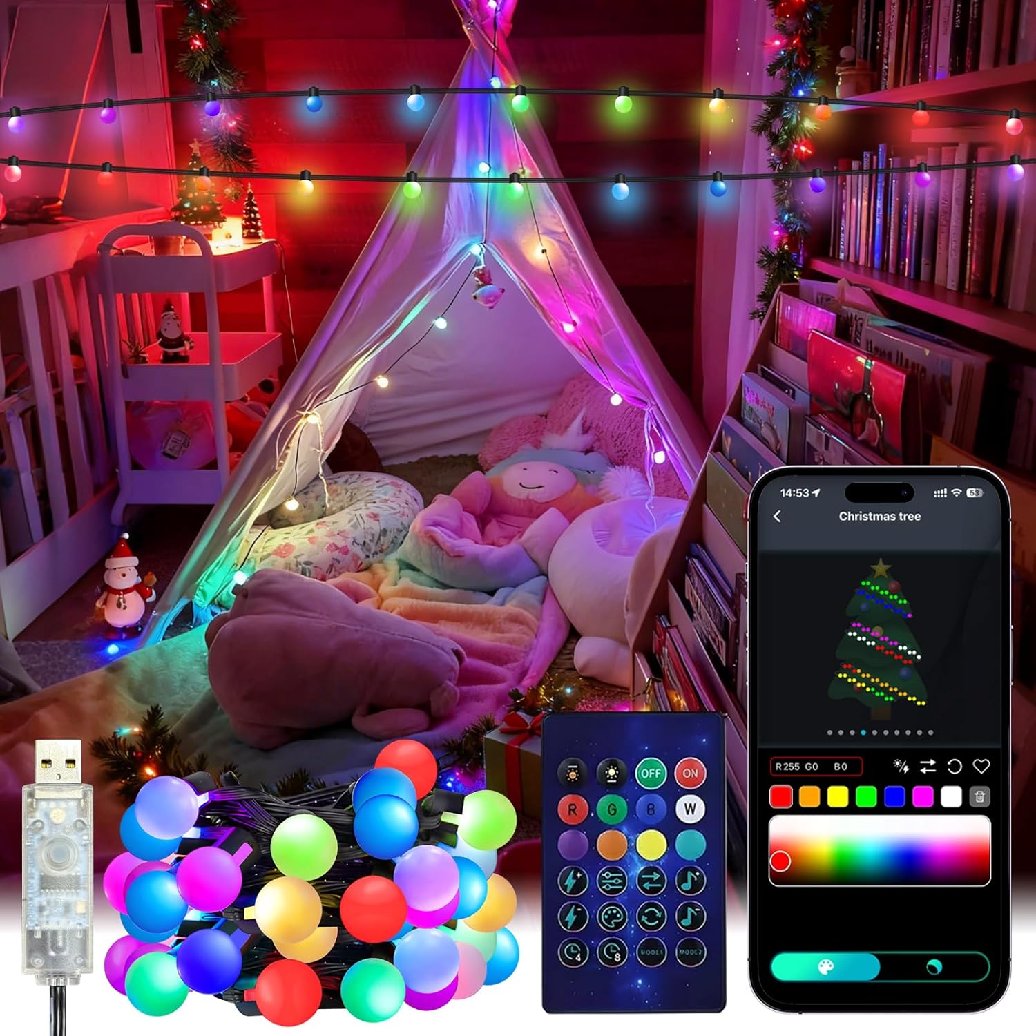 Smart Globe String Lights 5/10 - đánh giá và giá Smart Garden Light Controller