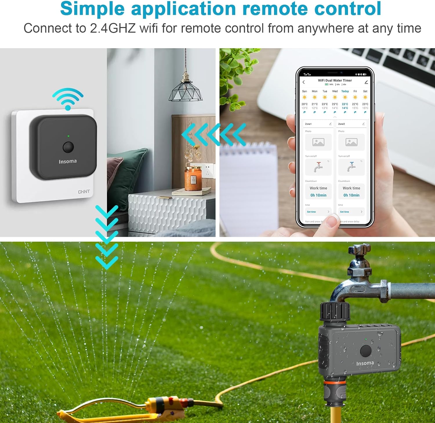 Insoma Wifi Automatic Sprinkle - đánh giá và giá Smart Garden Sphagnum Moss