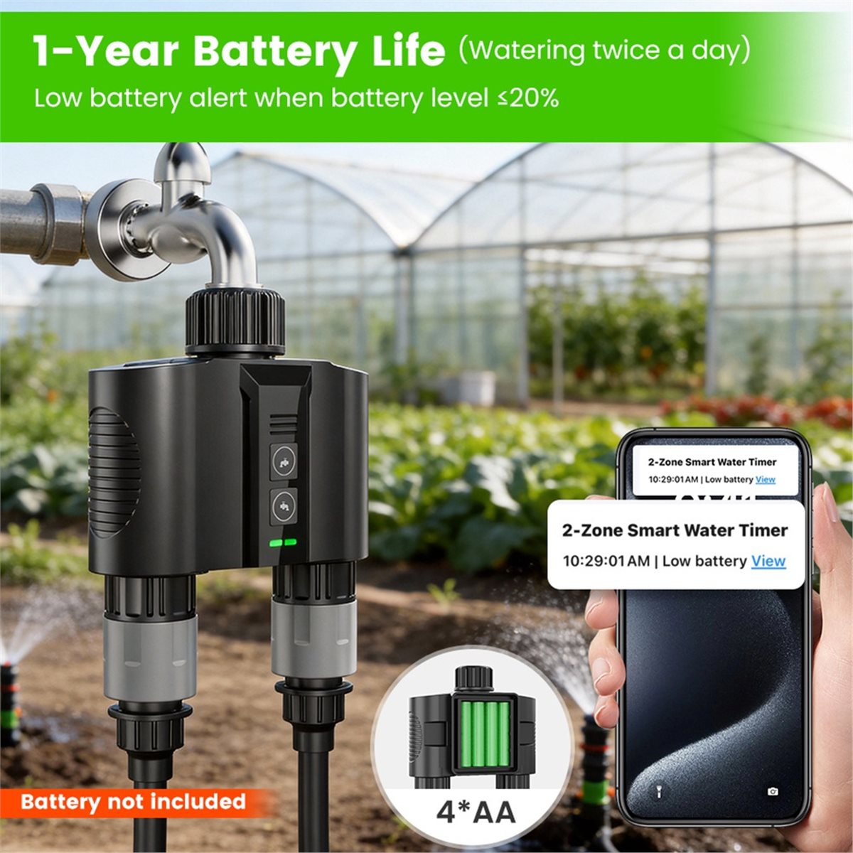 Y17A 1 Set WiFi Water Timer fo - đánh giá và giá Smart Garden Timer