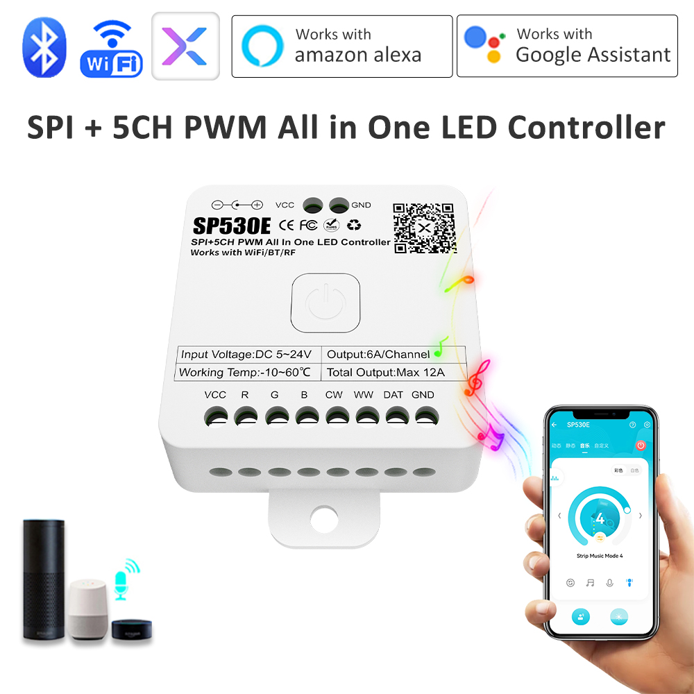 SP530E All In One LED Controll - đánh giá và giá Smart Garden Light Controller