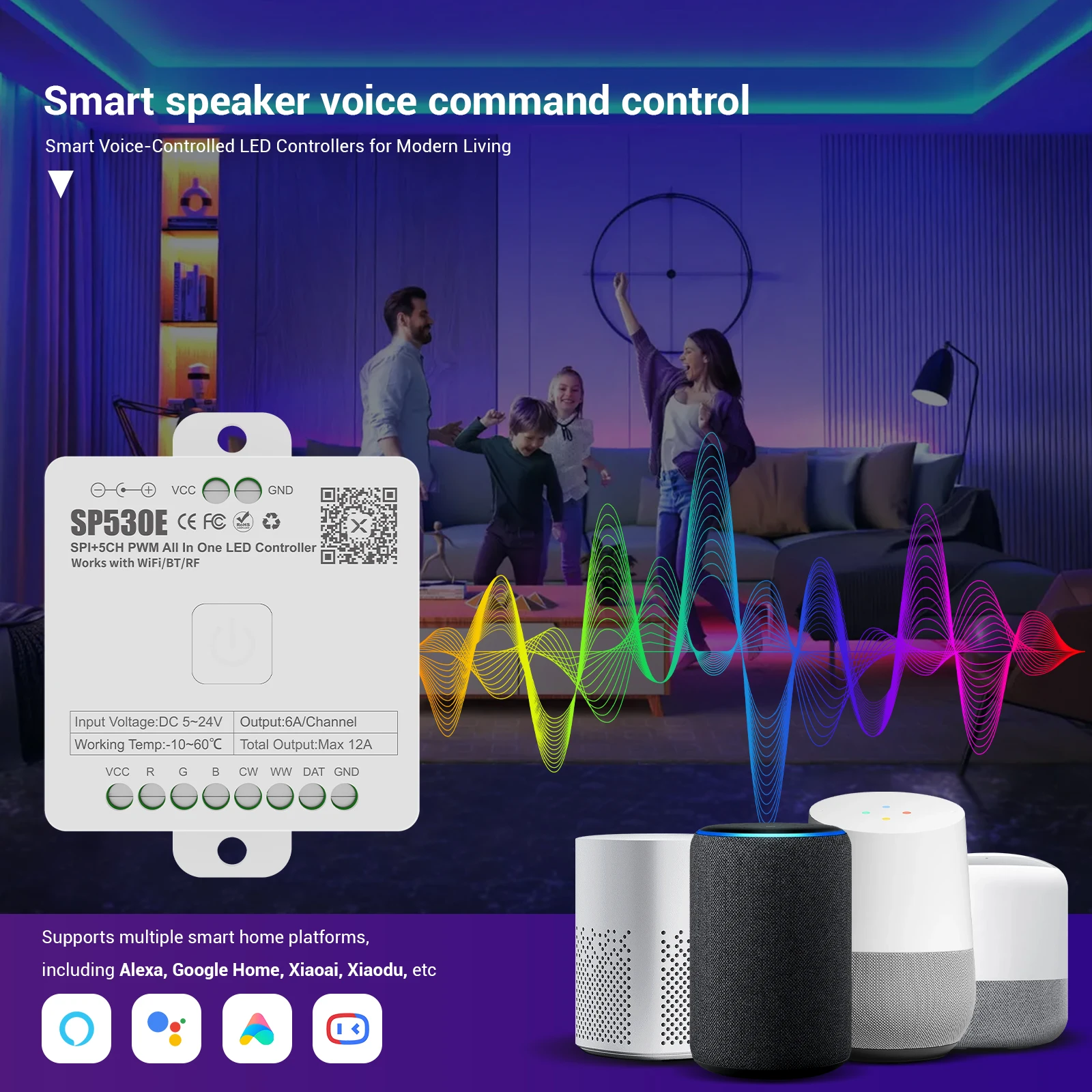 SP530E All In One LED Controll - đánh giá và giá Smart Garden Light Controller